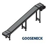 All-purpose spiral conveyor for medium to large products